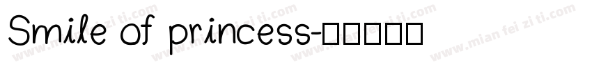 Smile of princess字体转换